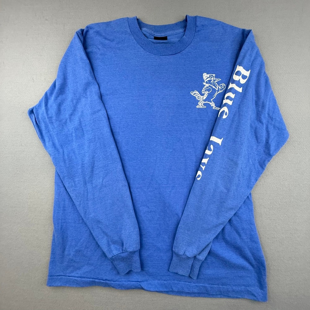 Screen Stars Best Blue Jays T-Shirt Mens XL Blue Vintage USA Long Sleeve Graphic - Picture 3 of 8